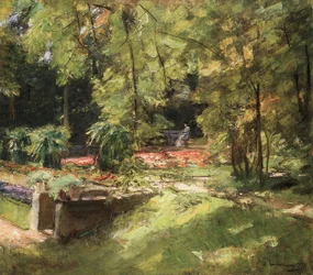 The Flower Terraces in Wannsee Garden to the Southwest